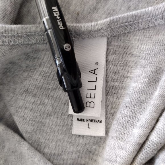 Bella Heather Gray Captain Hook Pinup Soft Lightweight Long Tank - Picture 9 of 10